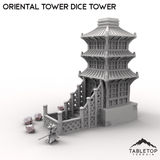 Tabletop Terrain Dice Tower Oriental Tower Dice Tower