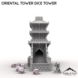 Tabletop Terrain Dice Tower Oriental Tower Dice Tower