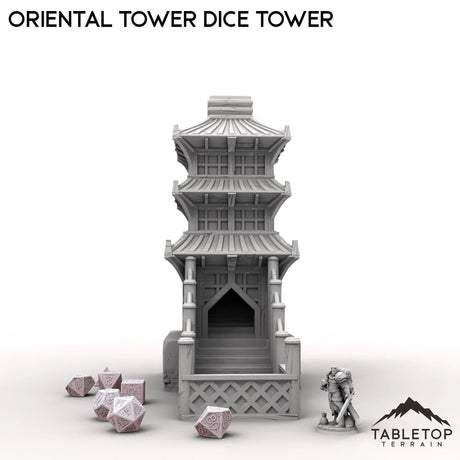 Tabletop Terrain Dice Tower Oriental Tower Dice Tower