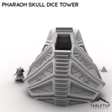 Tabletop Terrain Dice Tower Pharaoh Skull Dice Tower