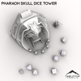 Tabletop Terrain Dice Tower Pharaoh Skull Dice Tower