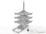 Tabletop Terrain Dice Tower Samurai Dicetower Pagoda