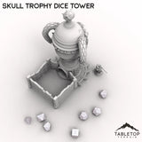 Tabletop Terrain Dice Tower Skull Trophy Dice Tower