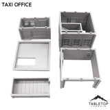 Tabletop Terrain Dice Tower Taxi Office - Dice Tower - Marvel Crisis Protocol Building