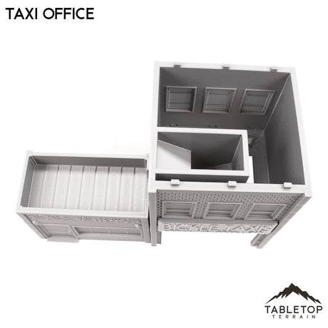 Tabletop Terrain Dice Tower Taxi Office - Dice Tower - Marvel Crisis Protocol Building