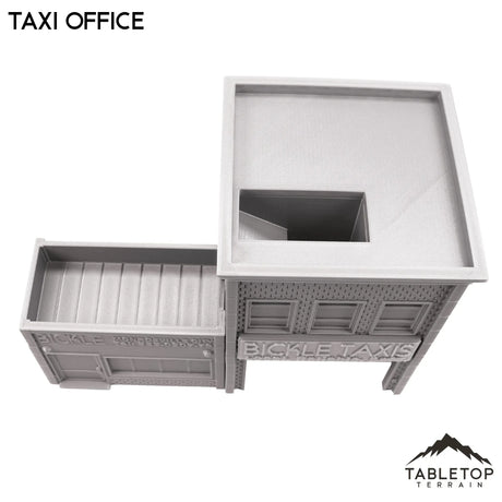 Tabletop Terrain Dice Tower Taxi Office - Dice Tower - Marvel Crisis Protocol Building