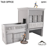 Tabletop Terrain Dice Tower Taxi Office - Dice Tower - Marvel Crisis Protocol Building