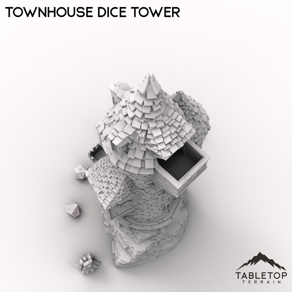 Tabletop Terrain Dice Tower Townhouse Dice Tower