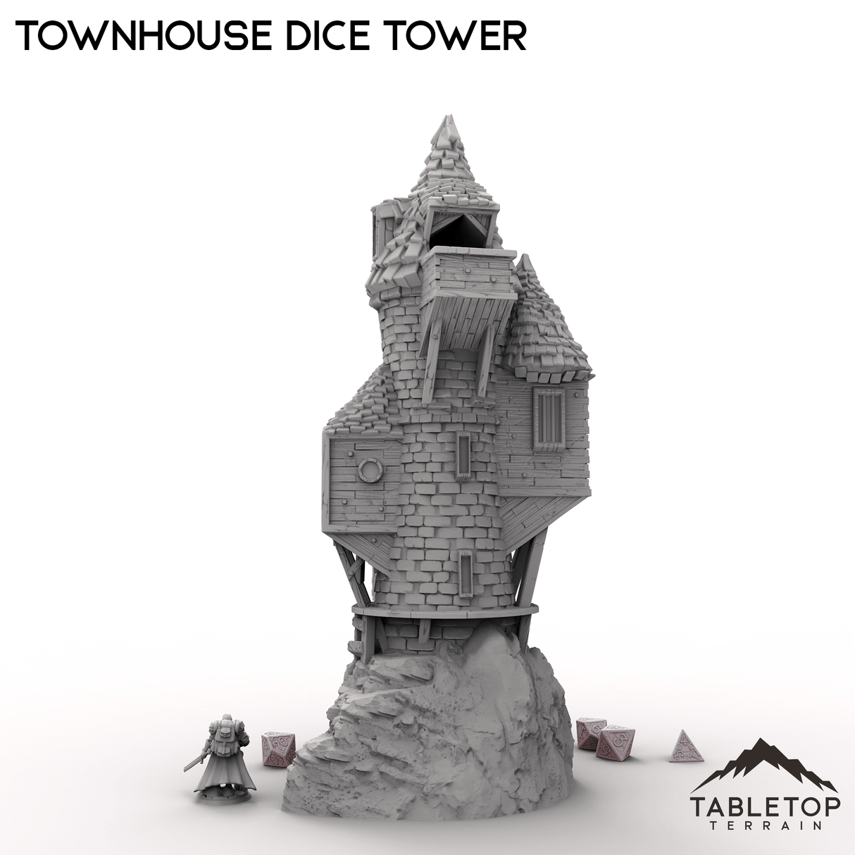 Tabletop Terrain Dice Tower Townhouse Dice Tower