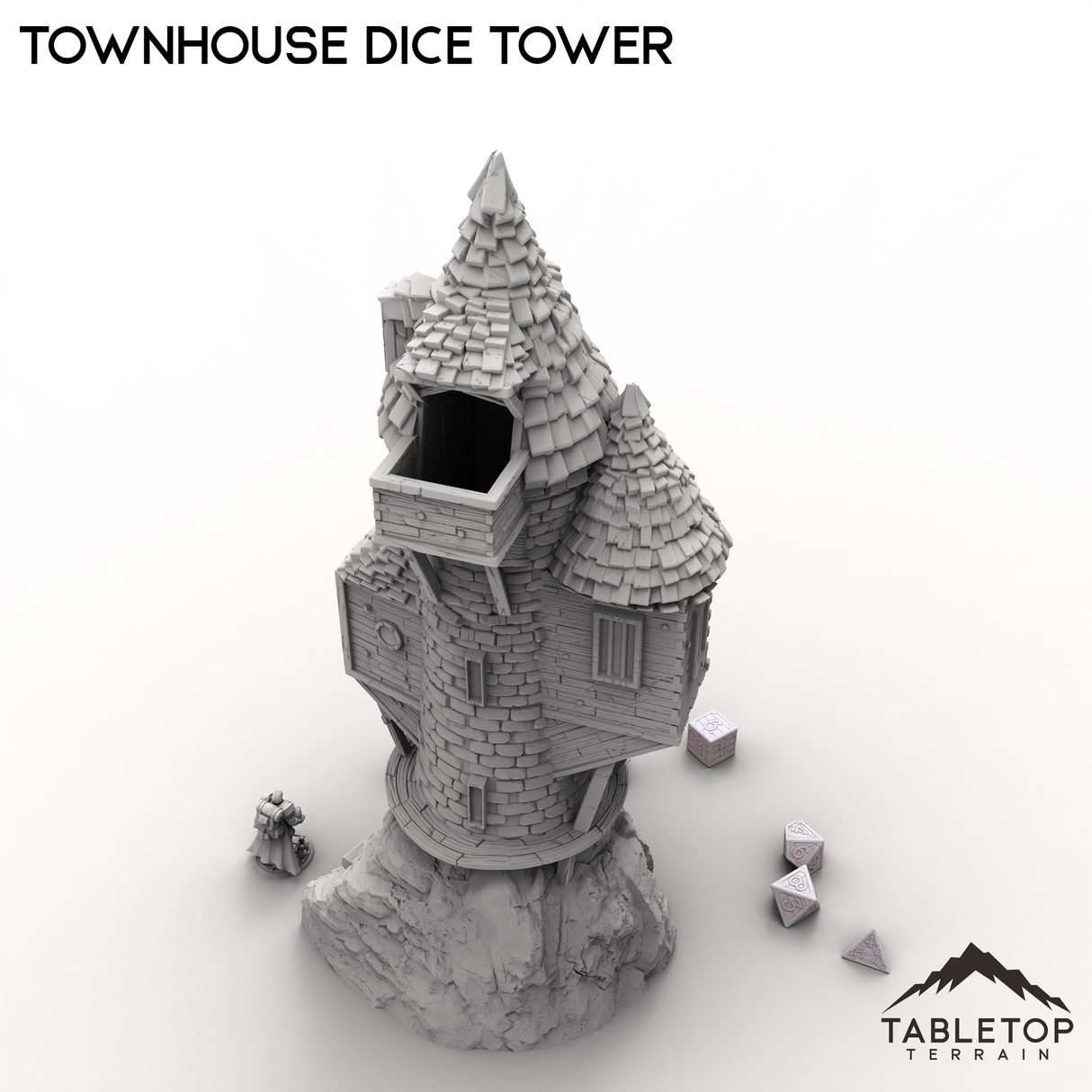 Tabletop Terrain Dice Tower Townhouse Dice Tower