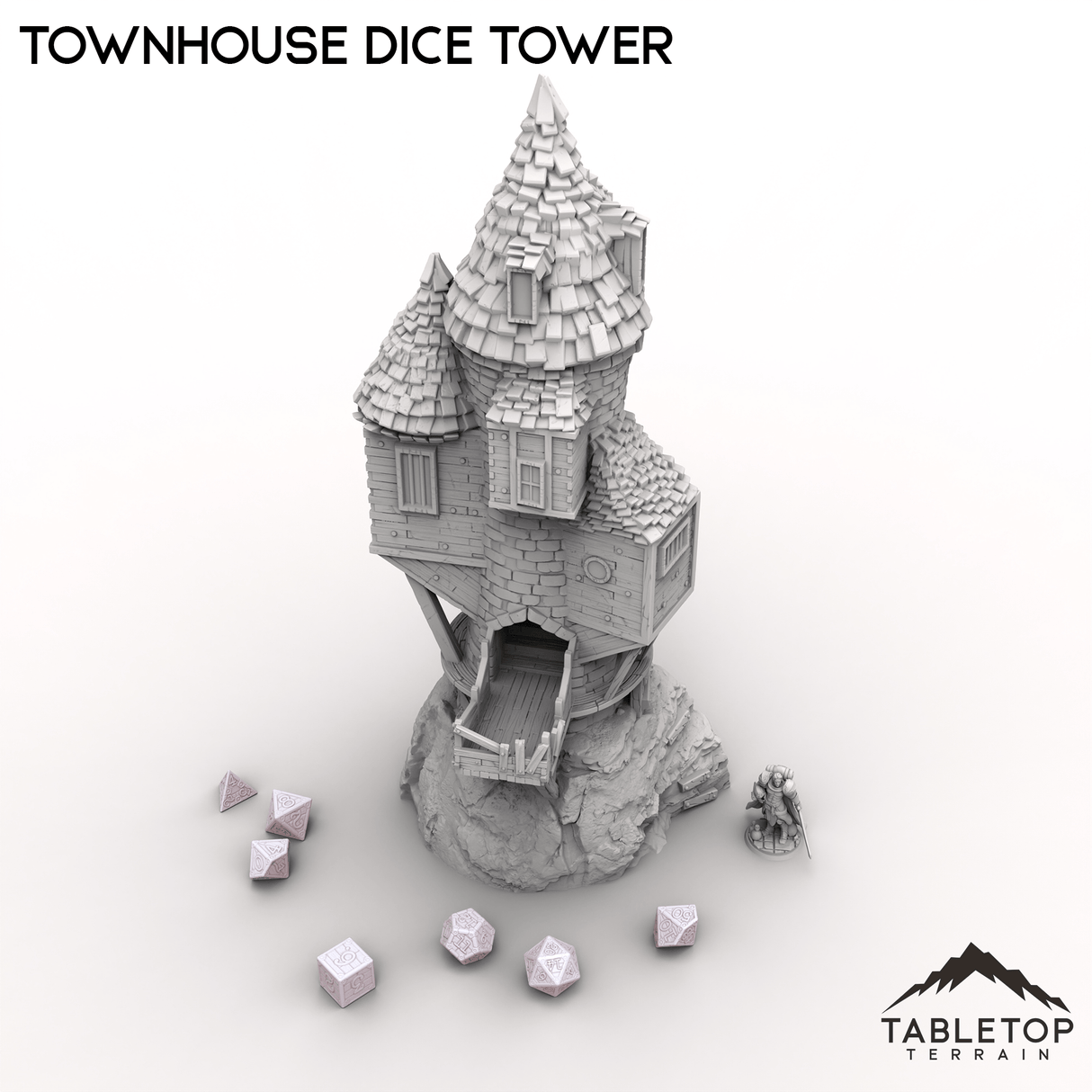 Tabletop Terrain Dice Tower Townhouse Dice Tower