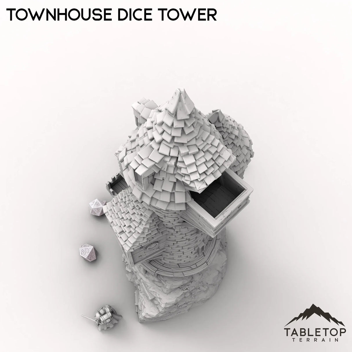 Tabletop Terrain Dice Tower Townhouse Dice Tower