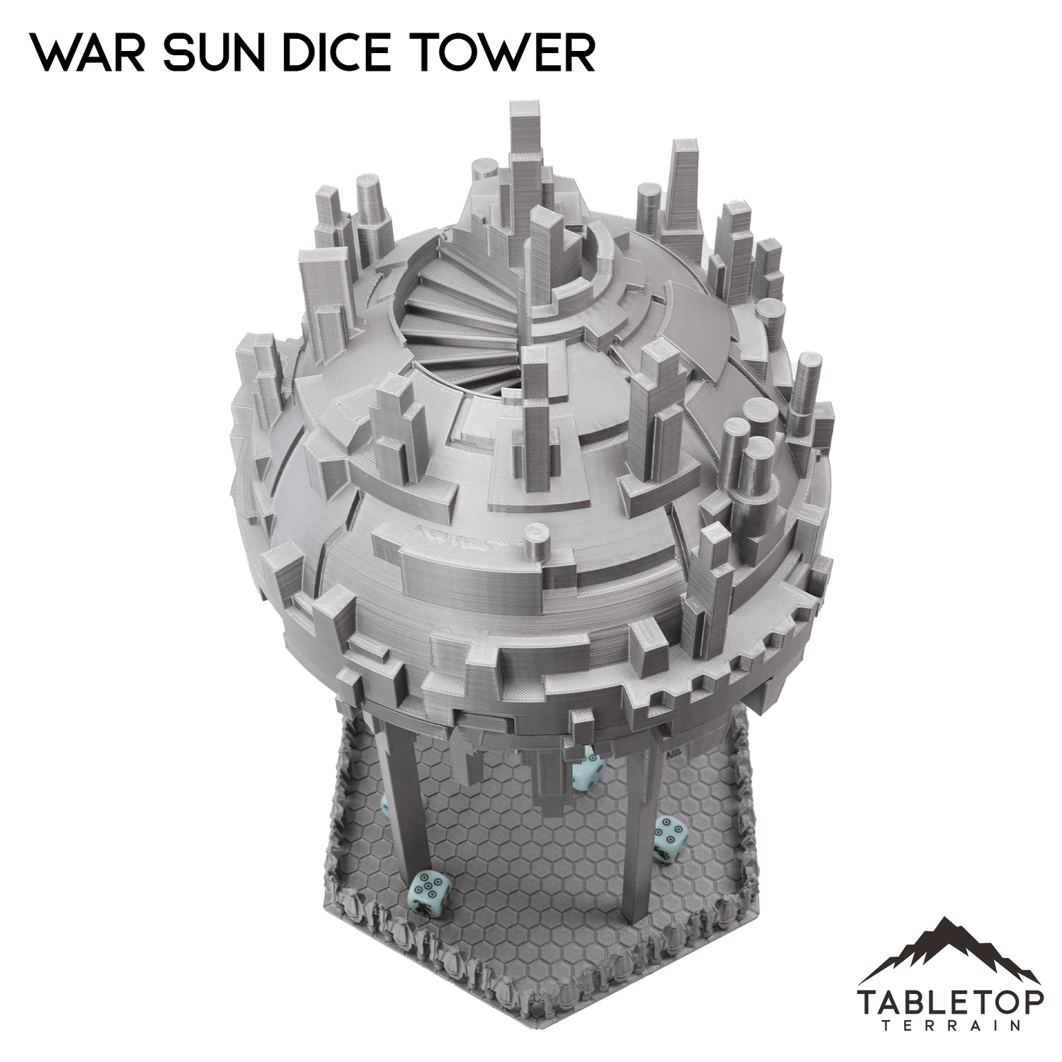 War Sun Dice Tower - Twilight Imperium 4 – Tabletop Terrain