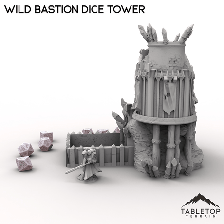 Tabletop Terrain Dice Tower Wild Bastion Dice Tower