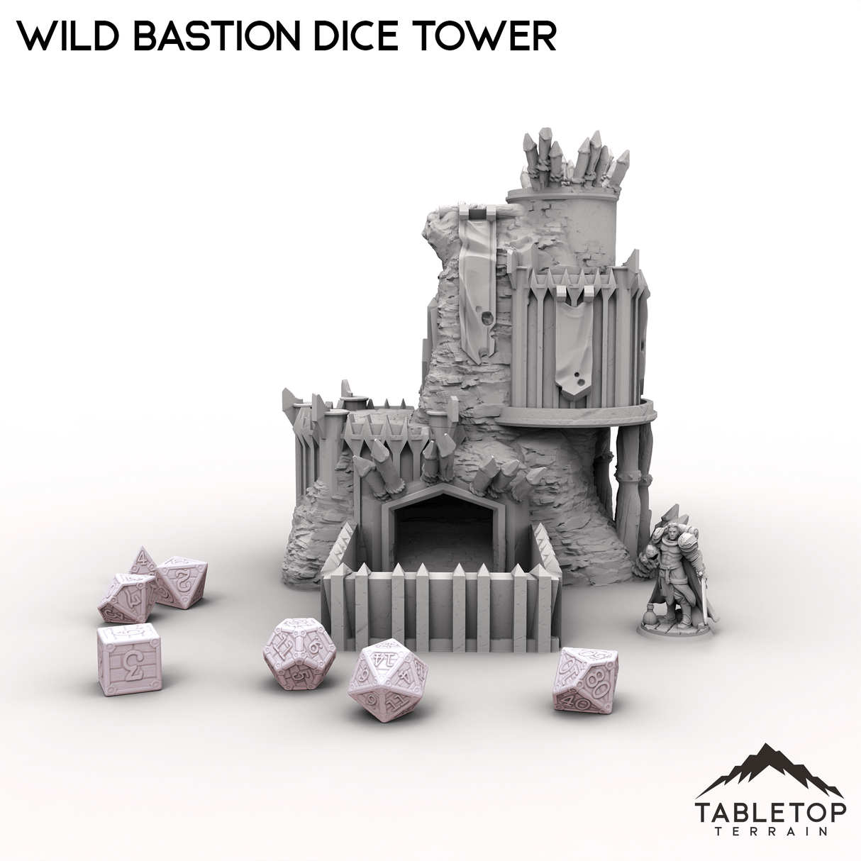 Tabletop Terrain Dice Tower Wild Bastion Dice Tower