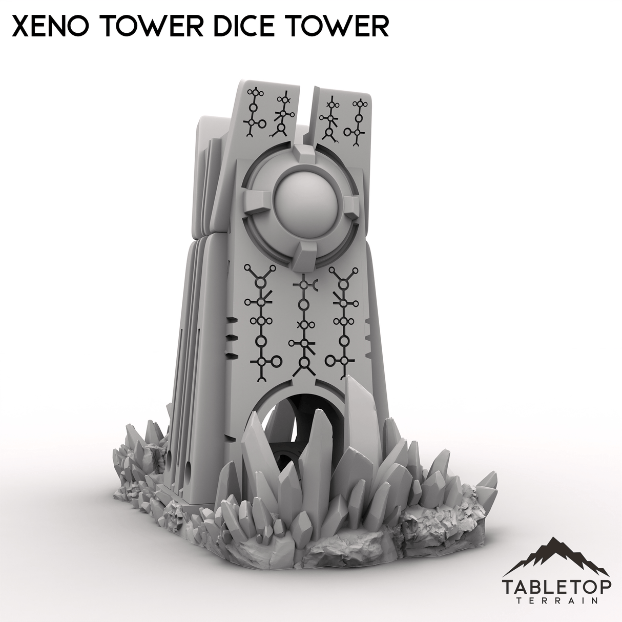 Tabletop Terrain Dice Tower Xeno Tower Dice Tower