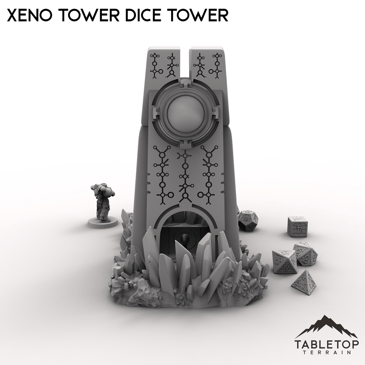 Tabletop Terrain Dice Tower Xeno Tower Dice Tower