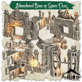 Tabletop Terrain Dungeon Terrain 32mm / Abandoned Base of Space Elves full set Abandoned Base of Space Elves - Thematic Dungeon Terrain