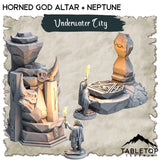 Tabletop Terrain Dungeon Terrain 32mm / Altars Underwater City - Thematic Dungeon Terrain