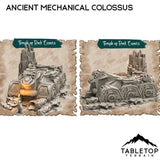 Tabletop Terrain Dungeon Terrain 32mm / Ancient Mechanical Colossus Temple of the Rock Giants - Thematic Dungeon Terrain