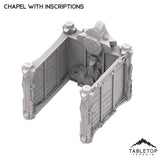 Tabletop Terrain Dungeon Terrain 32mm / Chapel with Inscriptions Tombs of the Lords of the Underworld - Thematic Dungeon Terrain