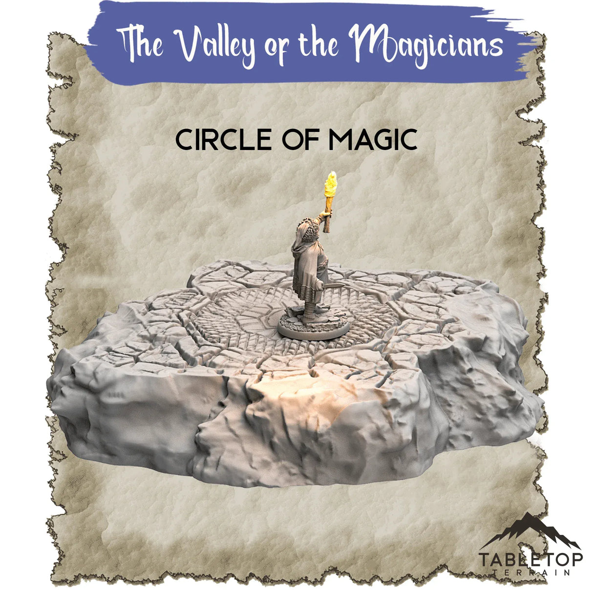Tabletop Terrain Dungeon Terrain 32mm / Circle of Magic The Valley of Magicians - Thematic Dungeon Terrain