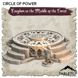 Tabletop Terrain Dungeon Terrain 32mm / Circle of Power Kingdom in the Middle of the Forest - Thematic Dungeon Terrain