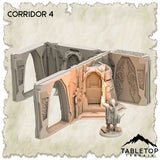 Tabletop Terrain Dungeon Terrain 32mm / Corridor 4 Abandoned Base of Space Elves - Thematic Dungeon Terrain