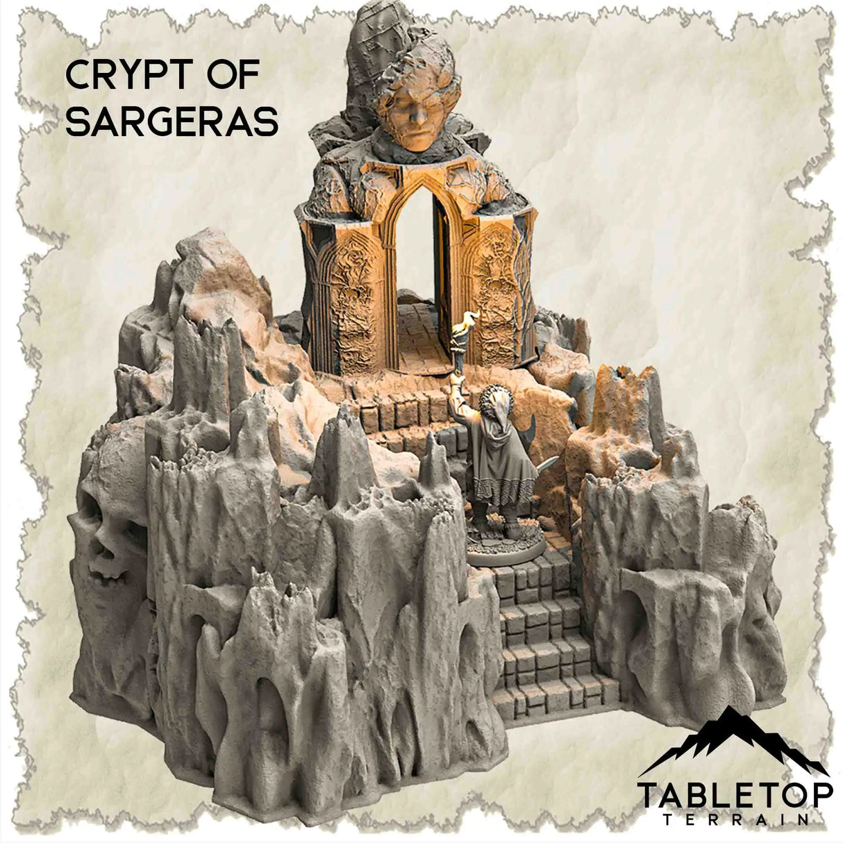 Tabletop Terrain Dungeon Terrain 32mm / Crypt of Sargeras Isthmus of a Fallen Angel - Thematic Dungeon Terrain