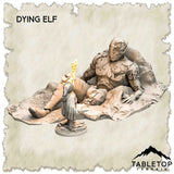 Tabletop Terrain Dungeon Terrain 32mm / Dying Elf Abandoned Base of Space Elves - Thematic Dungeon Terrain