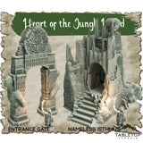 Tabletop Terrain Dungeon Terrain 32mm / Entrance Gate Heart of the Jungle Island - Thematic Dungeon Terrain