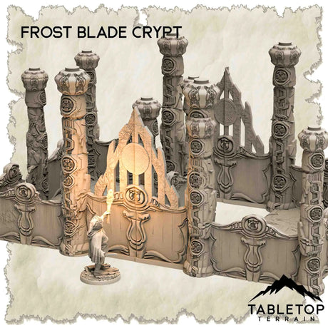 Tabletop Terrain Dungeon Terrain 32mm / Frost Blade Crypt Frost Lands - Thematic Dungeon Terrain