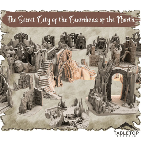 Tabletop Terrain Dungeon Terrain 32mm / Full Set The Secret City of the Guardians of the North - Thematic Dungeon Terrain