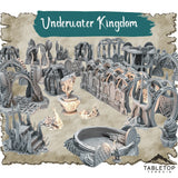 Tabletop Terrain Dungeon Terrain 32mm / Full Set Underwater Kingdom - Thematic Dungeon Terrain