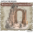 Tabletop Terrain Dungeon Terrain 32mm / Gate in the Rocks The Secret City of the Guardians of the North - Thematic Dungeon Terrain