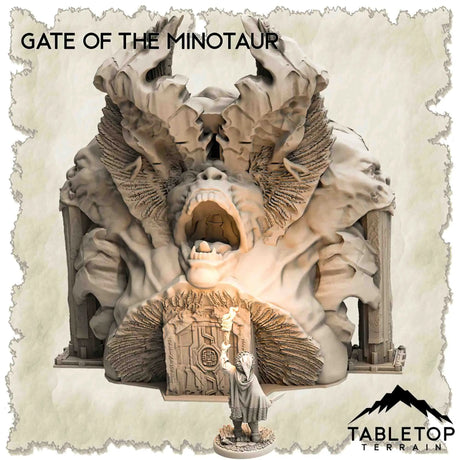 Tabletop Terrain Dungeon Terrain 32mm / Gate of the Minotaur Valley of Active Portals - Thematic Dungeon Terrain