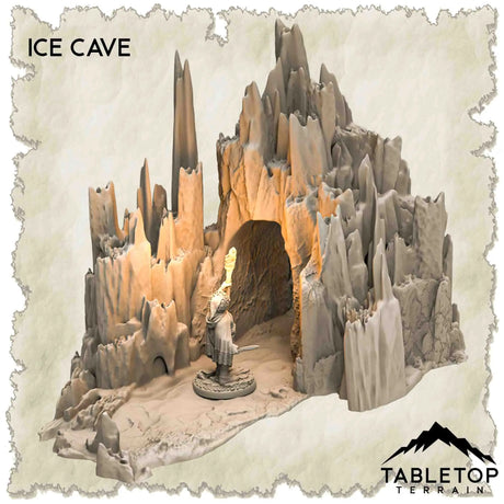 Tabletop Terrain Dungeon Terrain 32mm / Ice Cave Frost Lands - Thematic Dungeon Terrain