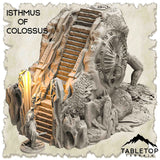 Tabletop Terrain Dungeon Terrain 32mm / Isthmus of Colossus Lost Portal in the Temples of Azoroth - Thematic Dungeon Terrain