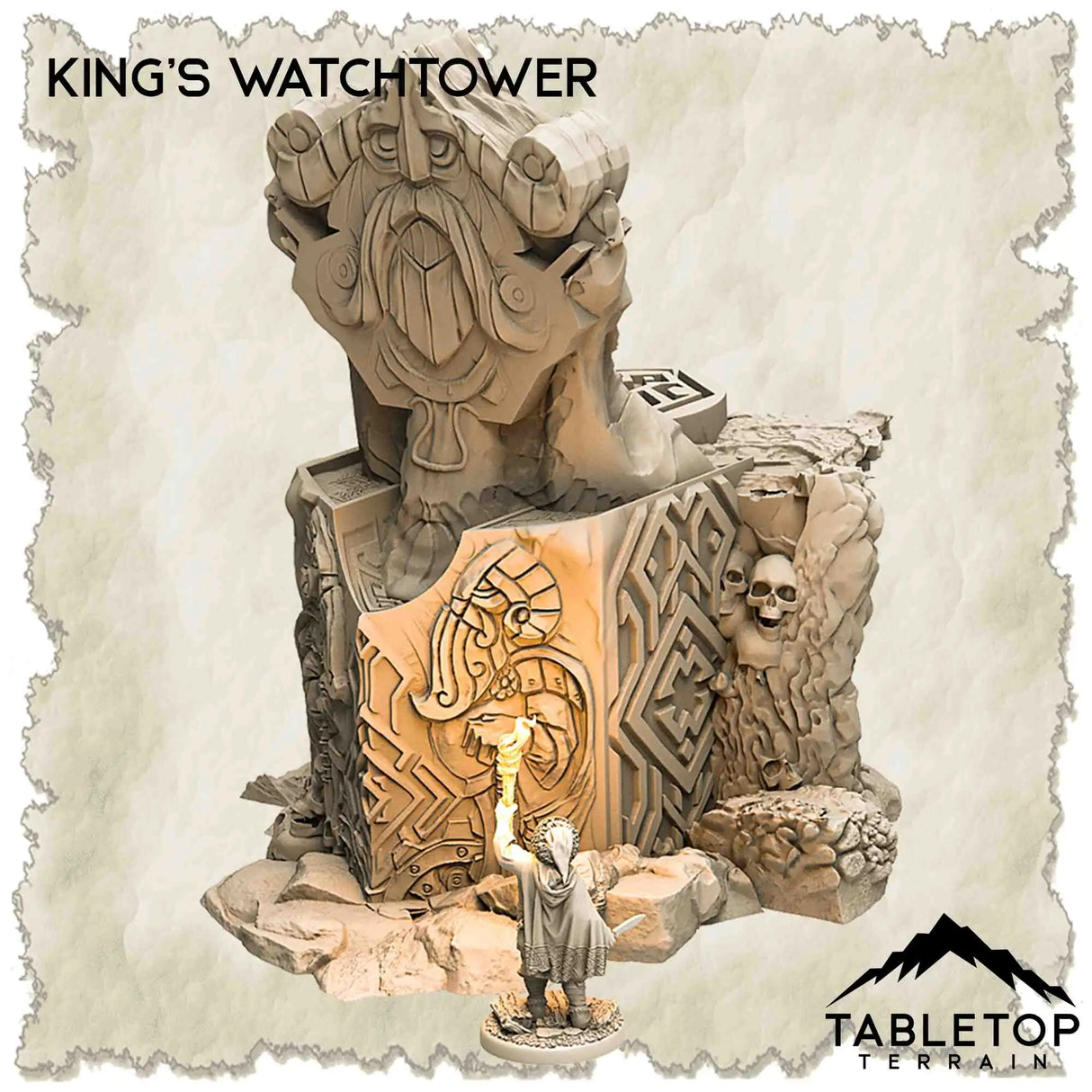 Tabletop Terrain Dungeon Terrain 32mm / King's Watchtower Burial Ground of the Underground Kingdom - Thematic Dungeon Terrain