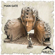 Tabletop Terrain Dungeon Terrain 32mm / Main Gate Lost Portal in the Temples of Azoroth - Thematic Dungeon Terrain