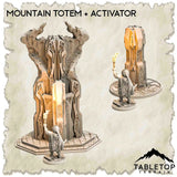 Tabletop Terrain Dungeon Terrain 32mm / Mountain Totem + Activator Valley of Active Portals - Thematic Dungeon Terrain