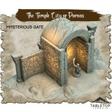 Tabletop Terrain Dungeon Terrain 32mm / Mysterious Gate The Temple City of Parnas - Thematic Dungeon Terrain