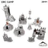 Tabletop Terrain Dungeon Terrain 32mm / Orc Camp full set Orc Camp - Thematic Dungeon Terrain