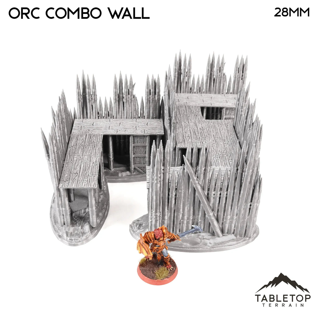 Tabletop Terrain Dungeon Terrain 32mm / Orc Combo Wall Orc Camp - Thematic Dungeon Terrain