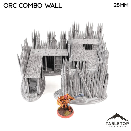 Tabletop Terrain Dungeon Terrain 32mm / Orc Combo Wall Orc Camp - Thematic Dungeon Terrain