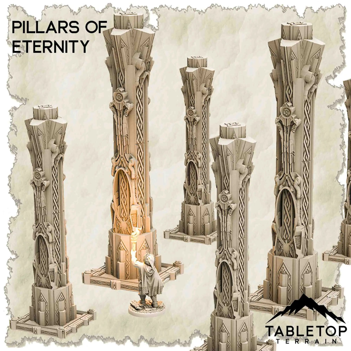 Tabletop Terrain Dungeon Terrain 32mm / Pillars of Eternity Burial Ground of the Underground Kingdom - Thematic Dungeon Terrain