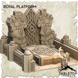 Tabletop Terrain Dungeon Terrain 32mm / Royal Platform Burial Ground of the Underground Kingdom - Thematic Dungeon Terrain