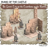 Tabletop Terrain Dungeon Terrain 32mm / Ruins of the Castle The Secret City of the Guardians of the North - Thematic Dungeon Terrain