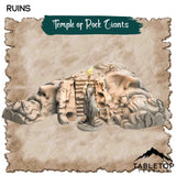 Tabletop Terrain Dungeon Terrain 32mm / Ruins Temple of the Rock Giants - Thematic Dungeon Terrain