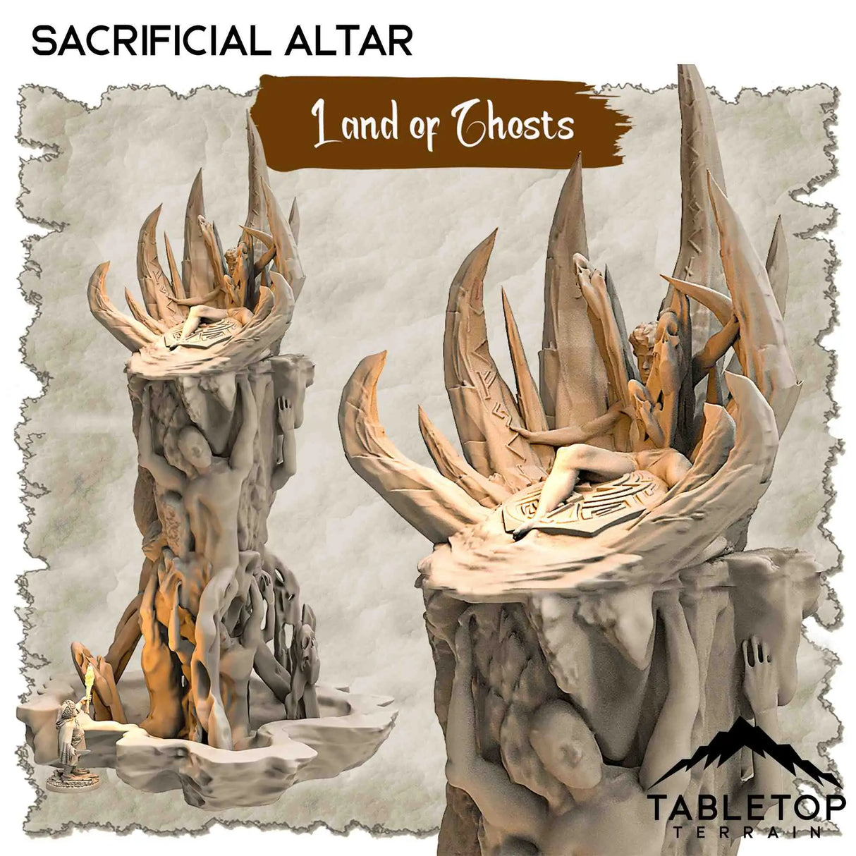 Tabletop Terrain Dungeon Terrain 32mm / Sacrificial Altar Land of Ghosts - Thematic Dungeon Terrain